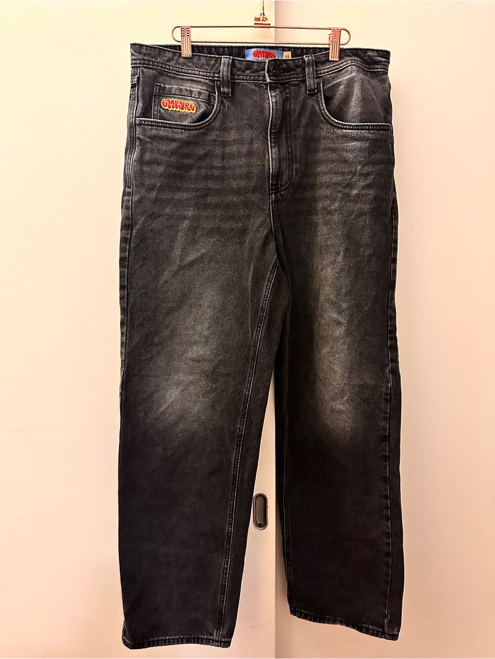 Empyre Black Washed Relaxed Men’s Jeans